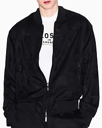 Lyocell bomber jacket with zip