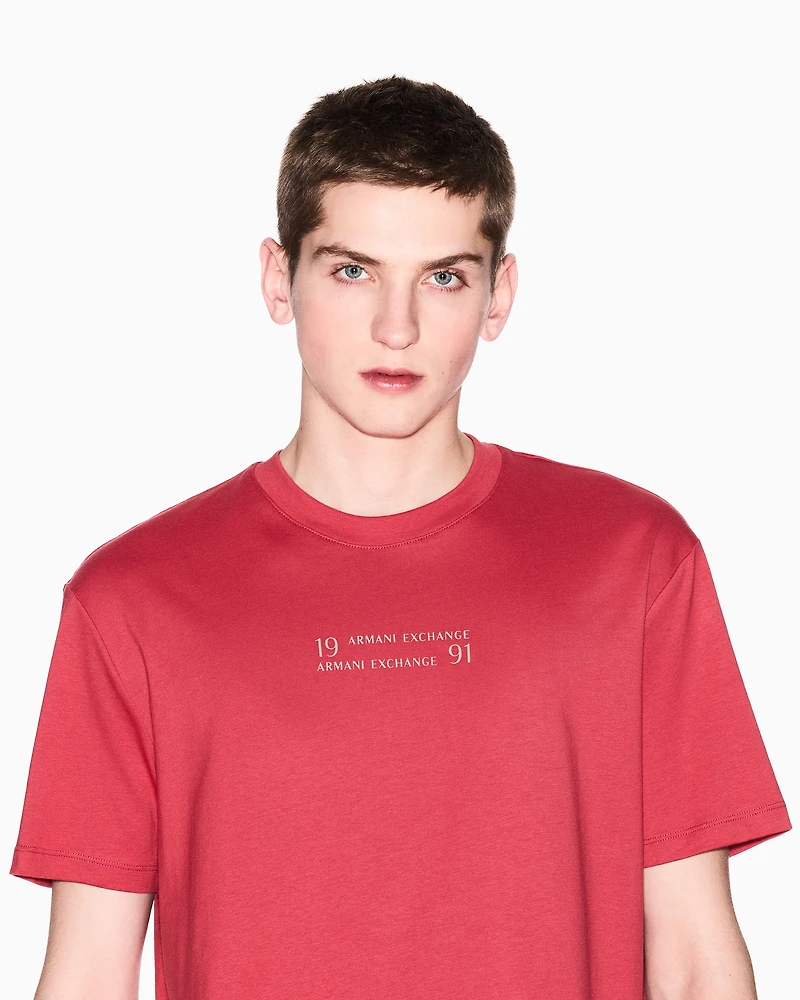 Regular fit T-shirt with logo lettering