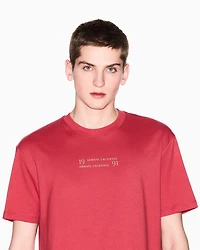 Regular fit T-shirt with logo lettering