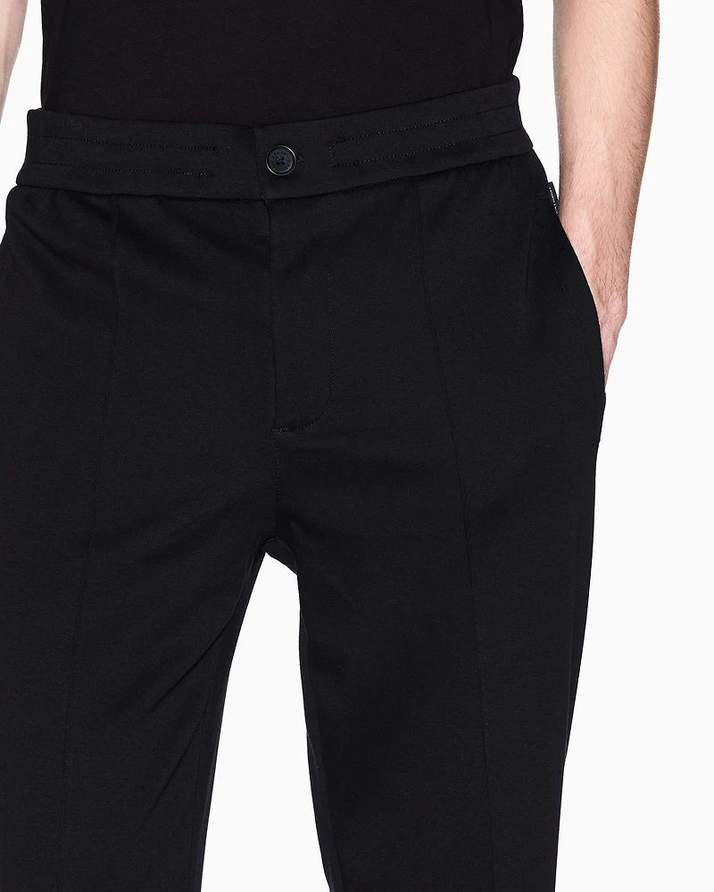 Cotton interlock trousers