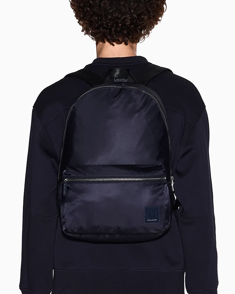 Armani Exchange - Backpacks, Man, Navy_blue, Size: TU