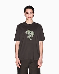 Regular fit palm tree print t-shirt