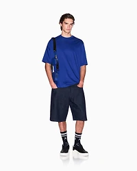 Armani Exchange - Basic loose fit t-shirt, Man, Blue, Size:
