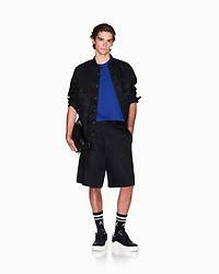 Armani Exchange - Regular fit T-shirt with print on the chest, Man, Blue, Size: