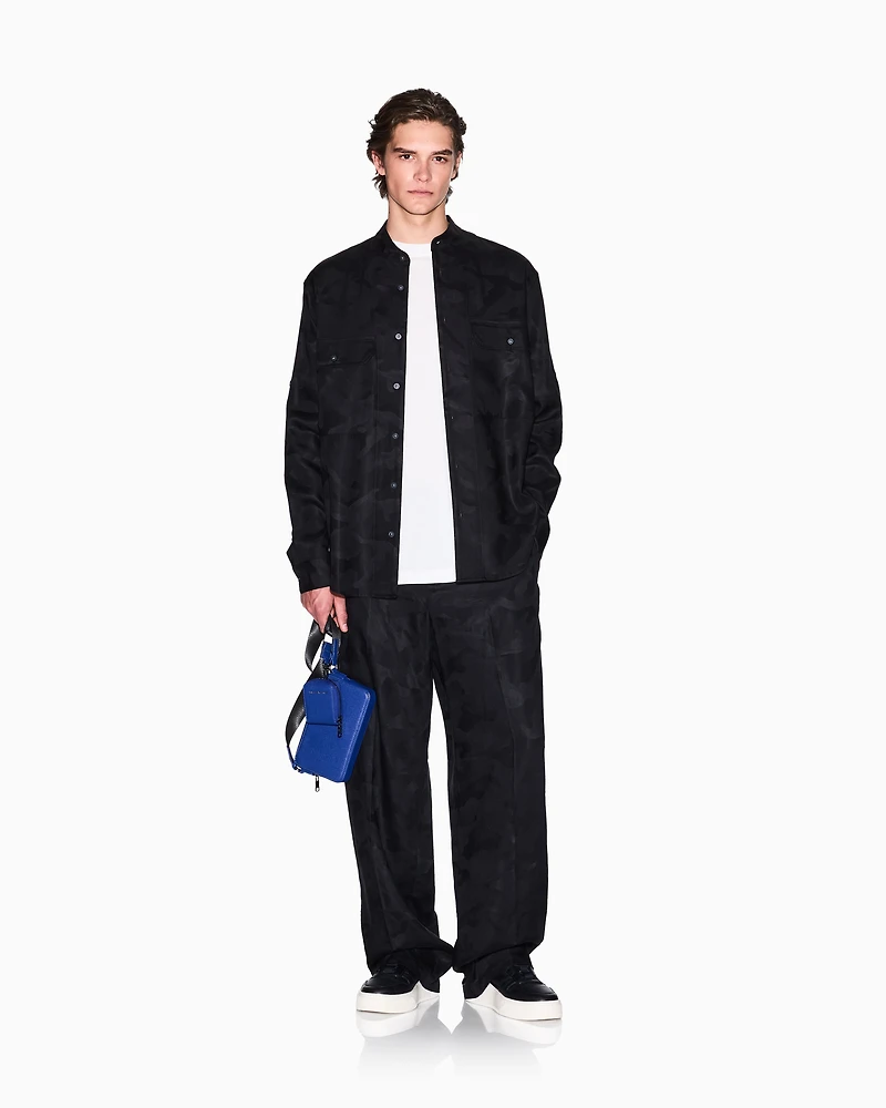 Comfort fit shirt lyocell