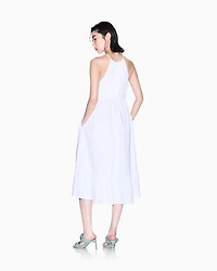ASV Cotton Ruffle Midi Dress