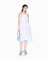 ASV Cotton Ruffle Midi Dress
