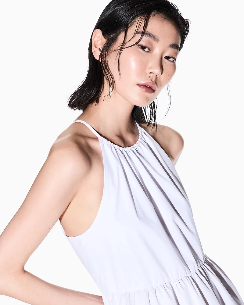 ASV Cotton Ruffle Midi Dress