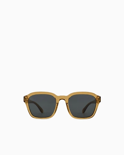 Emporio Armani - Men’s irregular-shaped sunglasses, Man, Yellow, Size: 54L