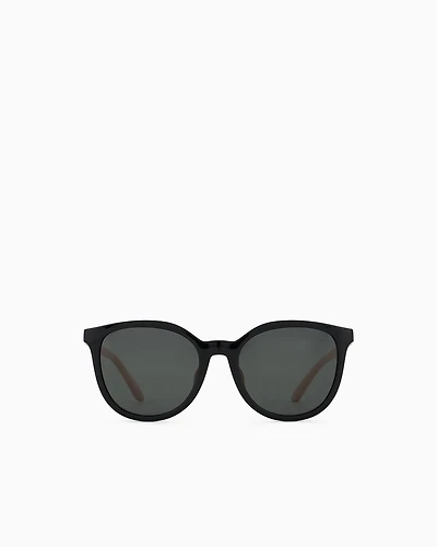 Emporio Armani - Girl’s cat-eye sunglasses, Girl, Black, Size: 49L