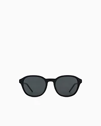 Emporio Armani - Men’s panto sunglasses, Man, Black, Size: 51L
