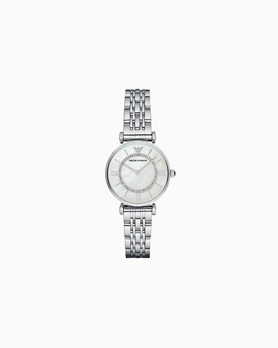 Emporio Armani - Women's Two-Hand Stainless Steel Watch, Woman, Multicoloured, Size: TU