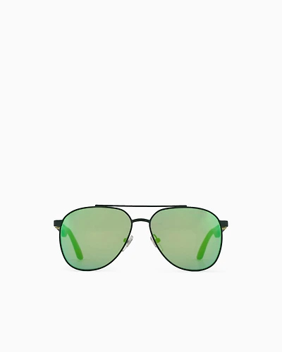 Emporio Armani - Boy’s aviator sunglasses, Boy, Green, Size: 53L