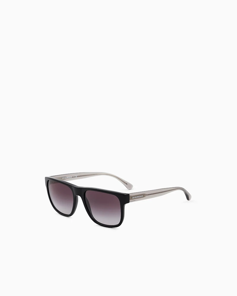 Emporio Armani - Men's bio-acetate sunglasses, Man, Black, Size: 56L