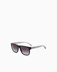 Emporio Armani - Men's bio-acetate sunglasses, Man, Black, Size: 56L