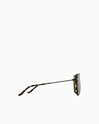 Emporio Armani - Men’s aviator sunglasses, Man, Green, Size: 56L