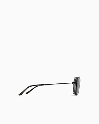 Emporio Armani - Men’s square sunglasses, Man, Black, Size: 54L