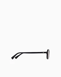 Emporio Armani - Men’s rectangular sunglasses, Man, Black, Size: 54L