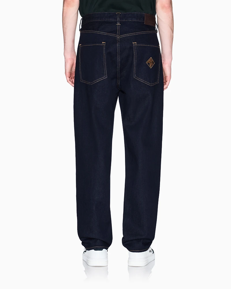 J82 loose tapered jeans cotton denim
