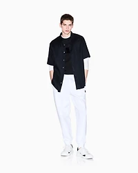 Armani Exchange -  Logo Joggers, Man, White, Size: L