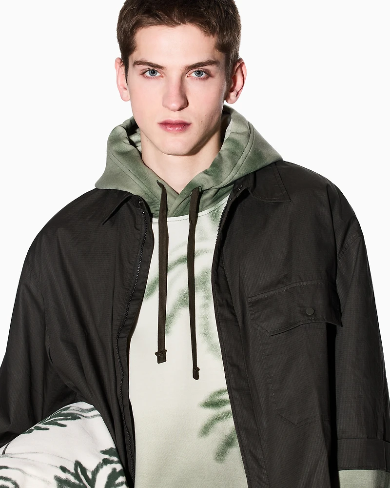 Palm tree pattern hoodie