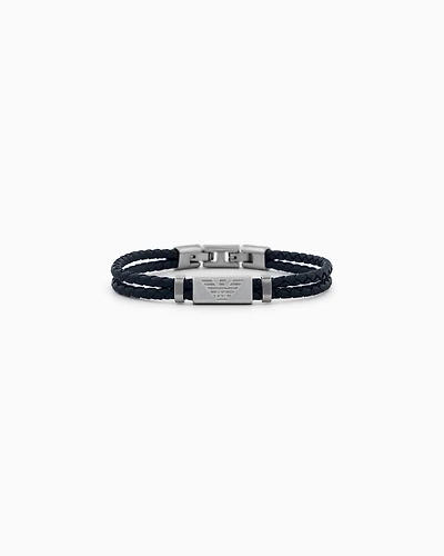 Emporio Armani -  Stainless Steel ID Bracelet, Man, Multicoloured, Size: TU