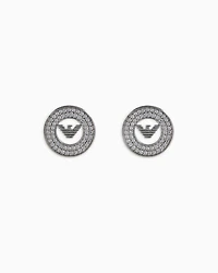 Emporio Armani -  Sterling Silver Stud Earrings, Woman, Multicoloured, Size: TU