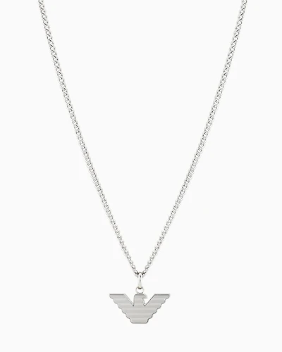 Emporio Armani -  Stainless Steel Pendant Necklace, Man, Multicoloured, Size: TU