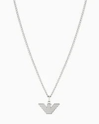 Emporio Armani -  Stainless Steel Pendant Necklace, Man, Multicoloured, Size: TU