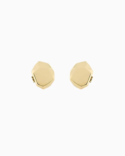 Emporio Armani -  Gold-Tone Brass Stud Earrings, Woman, Multicoloured, Size: TU