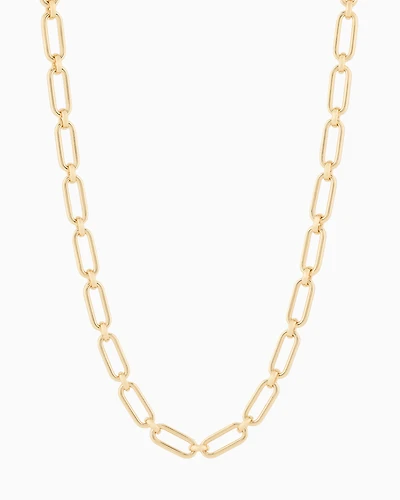 Emporio Armani - Emporio Armani Gold-Tone Brass Chain Necklace, Woman, Multicoloured, Size: TU