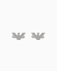 Emporio Armani -  Stainless Steel Cuff Links, Man, Multicoloured, Size: TU