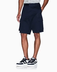 Armani Exchange - Twill cargo Bermuda shorts, Man, Navy_blue, Size: