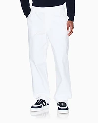 Armani Exchange - Stretch cotton chinos, Man, White, Size: