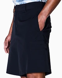 Armani Exchange - Stretch nylon Bermuda shorts, Man, Navy Blue, Size: