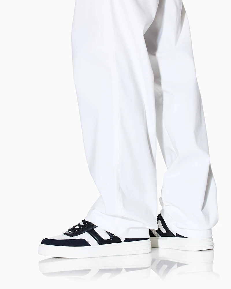 Stretch cotton chinos