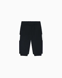 Emporio Armani - ASV jersey joggers, Boy, Navy Blue, Size: