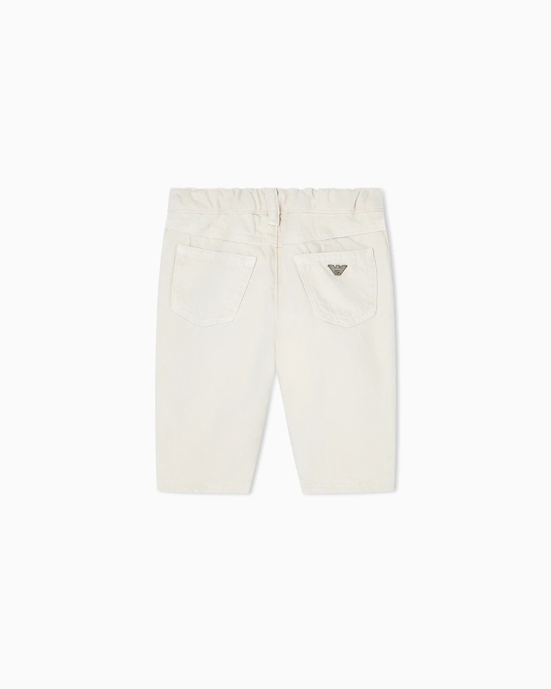 Emporio Armani - Drill jeans, Boy, Beige, Size:
