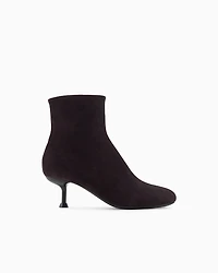 Emporio Armani - New York capsule collection suede ankle boots with kitten heel, Woman, Brown, Size: