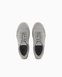 Emporio Armani - Leather and suede sneakers , Woman, Size: