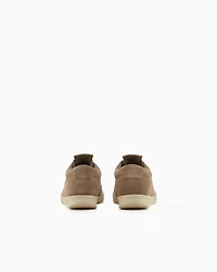 Emporio Armani - Leather and suede sneakers , Woman, Size: