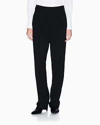 Armani Exchange - Trousers with pleats flowing fabric, Woman, Black, Size: