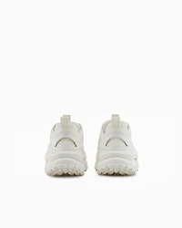 Emporio Armani - Chunky leather sneakers, Man, White, Size: