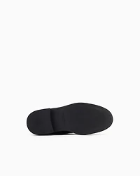 Emporio Armani - Dappled leather Beatle boots, Man, Black, Size: