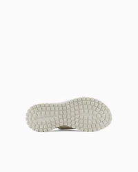 Emporio Armani - Chunky leather sneakers, Man, White, Size:
