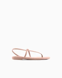 Armani Exchange - Flip flops with strap, Woman, Pink, Size: