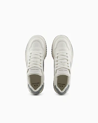 Armani Exchange - Sneakers with contrasting side band, Man, Grey, Size: