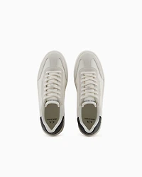 Armani Exchange - Sneakers with contrasting inserts, Man, White, Size: