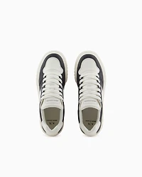 Armani Exchange - Sneakers with contrasting side band, Man, Black, Size: