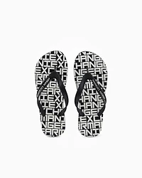 Rubber flip flops